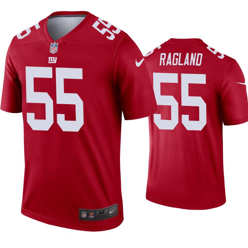 Men New York Giants 55 Reggie Ragland Nike Red Inverted Legend NFL Jersey